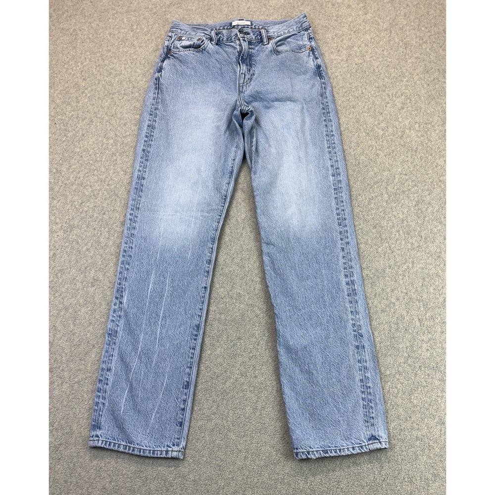 American Eagle AE77 Slouch Jeans Women's Size 2 Regular Light Wash Straight Leg